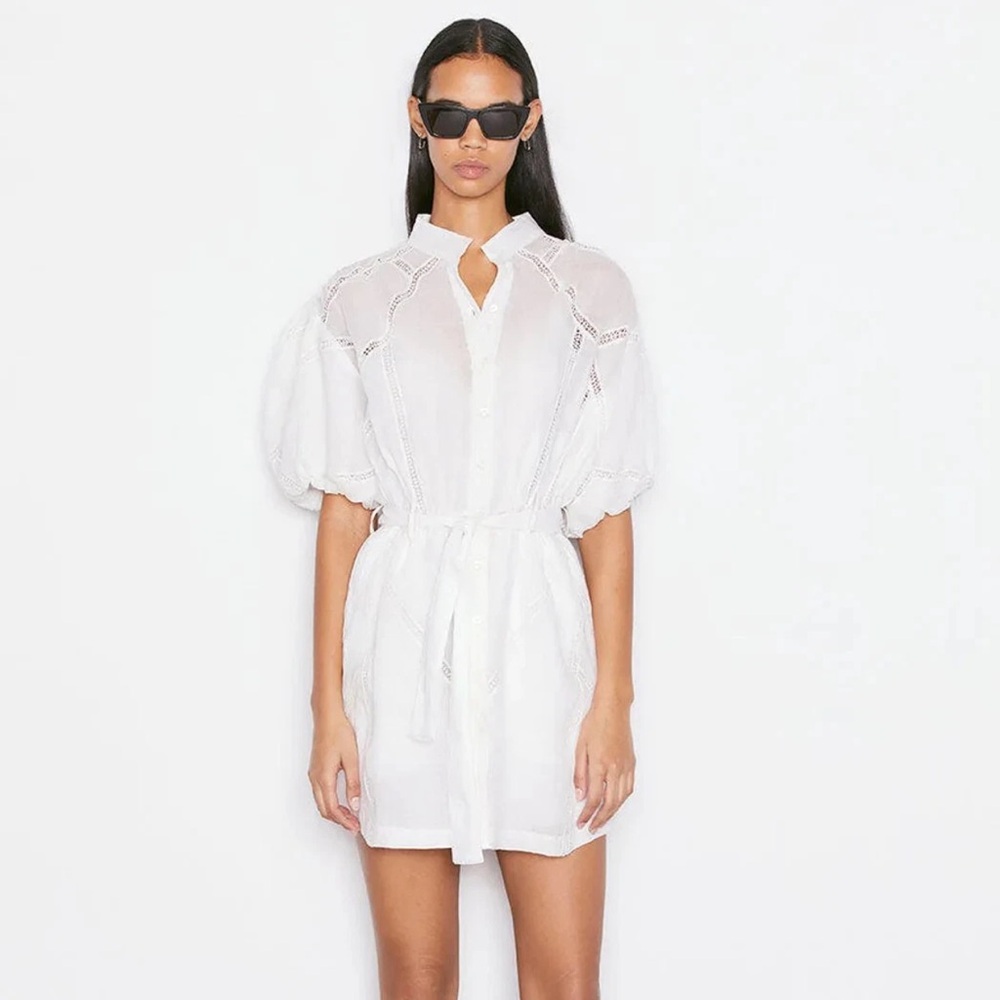 Frame Denim White Mini Dress